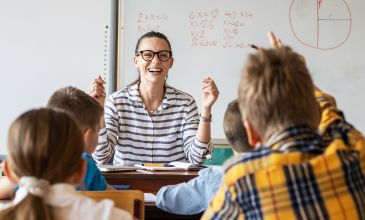 Teacher in the classroom